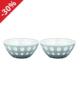Set 2 boluri din acril, gri/alb, 12.5 cm, colectia Le Murrine - GUZZINI